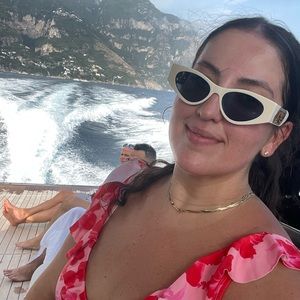 FF cutout ivory fendi sunglasses (worn once)